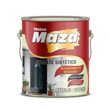 TINTA ESMALTE MAZA STANDARD (03) 3,6L FOSCO BCO 347