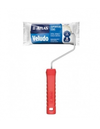 Rolo de Lã Atlas Veludo 09cm 329/9 Com Cabo