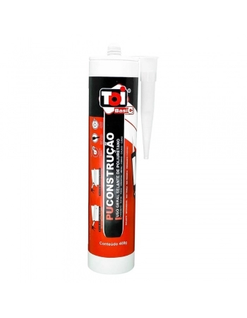 COLA SELANTE MASSA PU 1-TOIBASIC CONSTRUÇÃO 400GR PTO