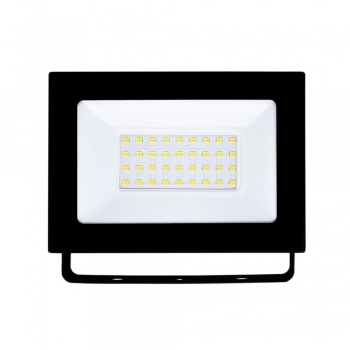 REFLETOR LED ECONOMAX (03) 30W 6500K PRETO BIV REF 12795