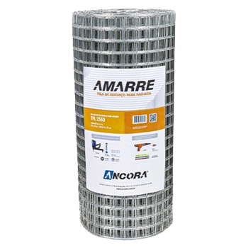 TELA DE REFORCO P/FACHADA ANCORA 1,20MMX0,5X25M