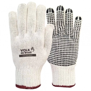 LUVA VOLK COTTON SMART PIGMENTADA BCO - TAM UN.
