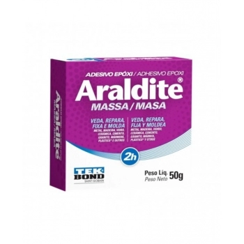 COLA EPOXI ARALDITE MASSA TEKBOND 50G REF 78072707233