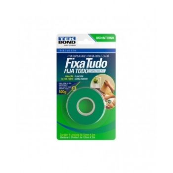 FITA DUPLA FACE TEKBOND ACRILICA INTERNA 12X2M BLISTER REF 78072708204