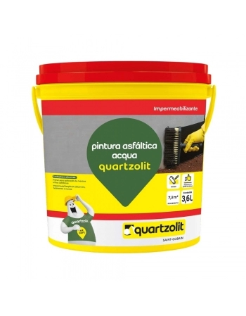 PINTURA ASFALTICA QUARTZOLIT ACQUA 3,6L