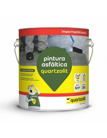 PINTURA ASFALTICA QUARTZOLIT 3,6 L