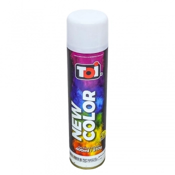 TINTA SPRAY 1-TOI NEW COLOR USO GERAL BCO BRILHANTE 400ML.
