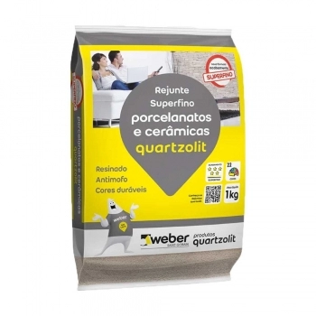 REJUNTE QUARTZOLIT PORCEL/CERAMICAS CORDA 1KG