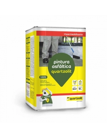 PINTURA ASFALTICA QUARTZOLIT BALDE 18L