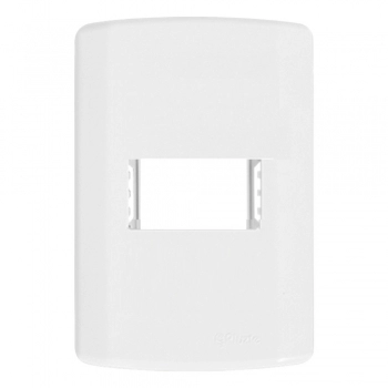 PLACA PLUZIE MOD BCO 1 MODULO 4X2 7295