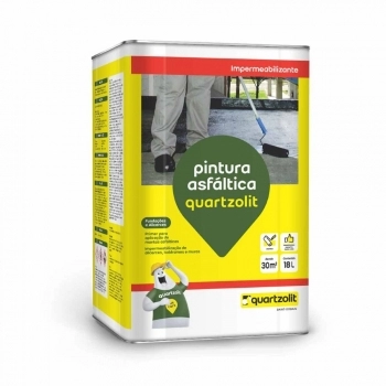 PINTURA ASFALTICA QUARTZOLIT BALDE 18L
