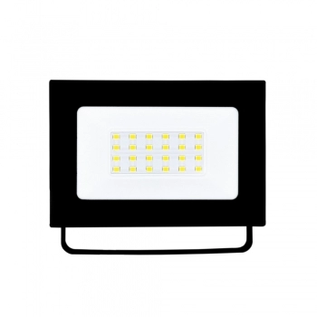 REFLETOR LED ECONOMAX (02) 20W 6500K PRETO BIV REF 12794