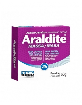 COLA EPOXI ARALDITE MASSA TEKBOND 50G