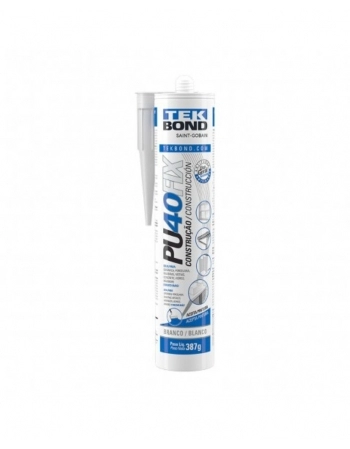 ADESIVO MULTIUSO PU 40FIX TEKBOND CARTUCHO BCO 387G/280ML