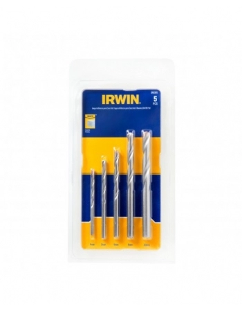 JOGO BROCA MD 5PC 4.0A10.0MM BL IRWIN REF IW5305 (T)
