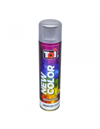 SPRAY 1-TOI NEW COLOR METALICO PRATA 400ML