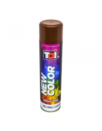 SPRAY 1-TOI NEW COLOR USO GERAL MARROM 400ML