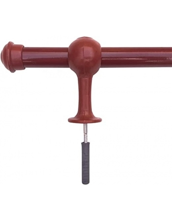 VARAO P/CORTINA ALUMAV MOGNO 2,0M 19MM