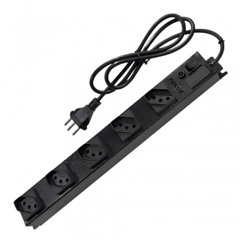 FILTRO DE LINHA 5 TOMADAS ESPACADAS