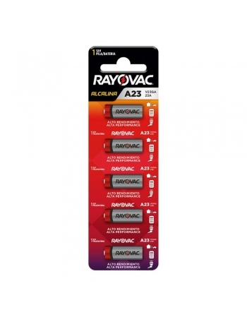 BATERIA ELETRONICA 12V RAYOVAC V23GA CARTELA C/5 UN
