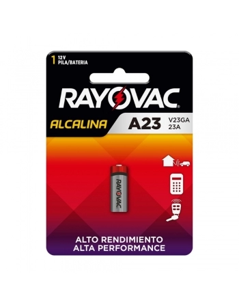 BATERIA ELETRONICA 12V RAYOVAC V23GA C/1 UN