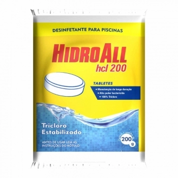 PASTILHA CLORO HCL200 200G HIDROALL REF 1061