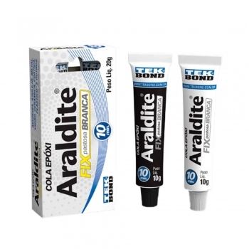 COLA EPOXI ARALDITE FIX MASSA BCO TEKBOND 10 MIN 20G REF 69957366205