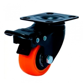 RODIZIO COLSON 312 CHAPA GIRAT FREIO 76MM 70KG LR REF 43070190000500006241