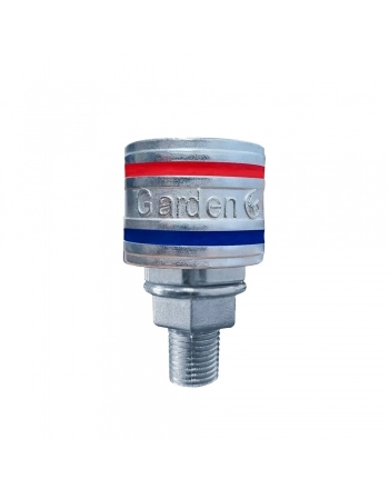 ENGATE RAPIDO GARDEN AR C/ROSCA MACHO 1/4\\\\\\\" CROMADO (N)