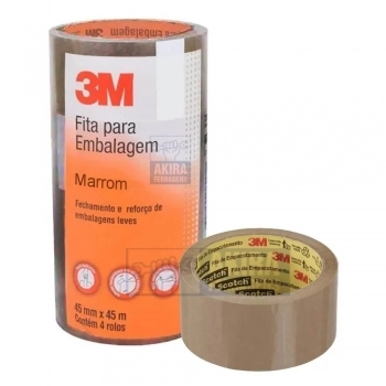 FITA EMPAC 3M 45X45M MARROM 692 REF HB004234694