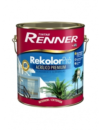 TINTA REKOLOR PRO RENNER SEMIBRILHO BCO BD 18LT (N)