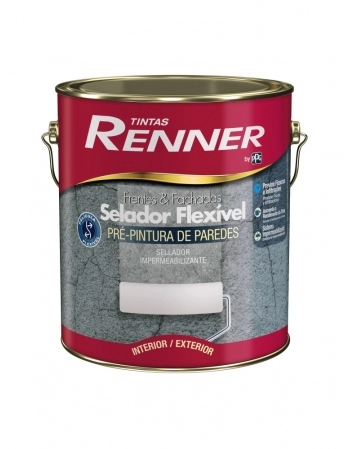 TINTA FRENTES/FACHADAS RENNER EMBORRACHADA FOSCO BCO GL3,6LT (N)