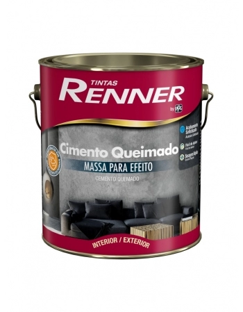 MASSA CIMENTO QUEIMADO RENNER TERRA MOLHADA GL3,6LT (N)