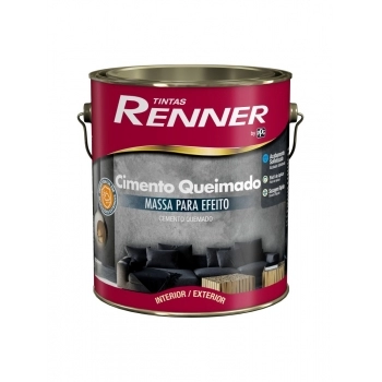 MASSA CIMENTO QUEIMADO RENNER TERRA MOLHADA GL3,6LT