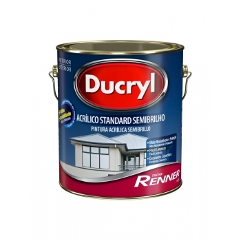 TINTA DUCRYL RENNER SEMIBRILHO PEROLA GL3,6LT