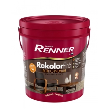TINTA REKOLOR PRO RENNER FOSCO BCO BD 18LT