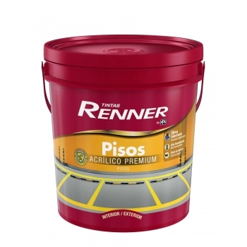 TINTA PISOS RENNER FOSCO VERMELHO SEGURANCA BALDE 18LT