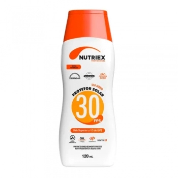 PROTETOR SOLAR FPS 30 1/3 UVA 120ML NUTRIEX REF 60954