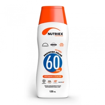 PROTETOR SOLAR FPS 60 1/3 UVA 120ML NUTRIEX REF 60962