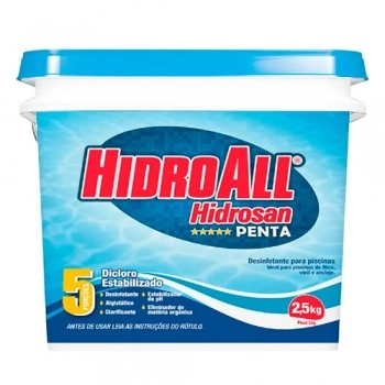 CLORO GRANULADO HIDROSAN PENTA 2,5KG HIDROALL REF 1194