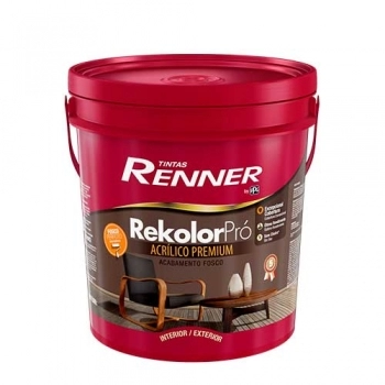 TINTA REKOLOR PRO RENNER FOSCO BCO BD 18LT