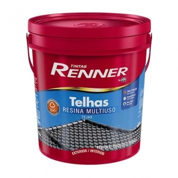 TINTA TELHAS RENNER BRILHANTE CERAMICA ONIX BALDE 18LT