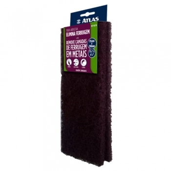 MANTA ABRASIVA ATLAS ELIMINA FERRUGEM C/2UN 115X290MM