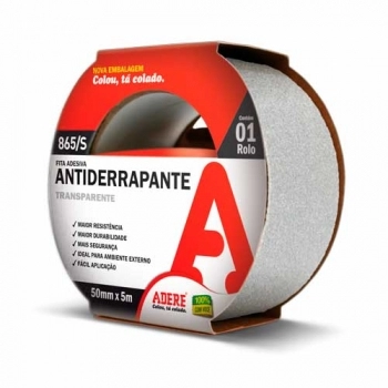 FITA ANTIDERRAPANTE ADERE 50X5 TRANSP