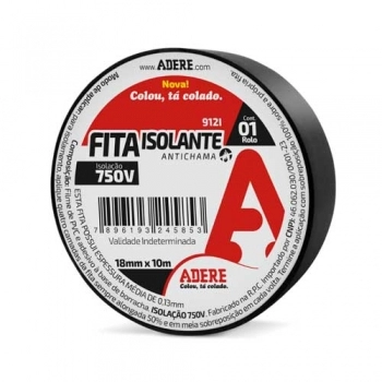 FITA ISOLANTE ADERE (02) 9121 18X10 PTO