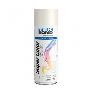 TINTA SPRAY TEKBOND USO GERAL BCO BRILHANTE 350ML