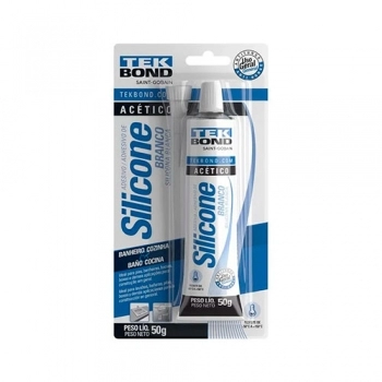 SILICONE ACETICO TEKBOND BCO BLISTER 50GR REF 69957326630