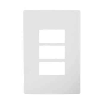 PLACA ILUMI 4X2 3 MODULO C/SUPORTE I9 REF 96100.