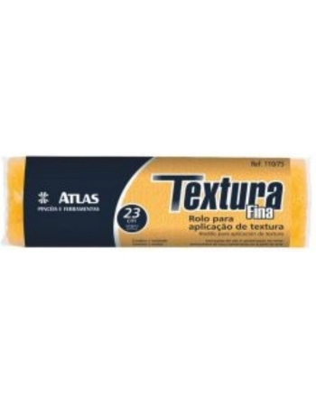 Rolo Atlas Textura Fina 23cm 110/75 Sem Cabo