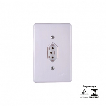 CJ ILUMI TOMADA 2P+T 10A 250V STYLUS REF 20140